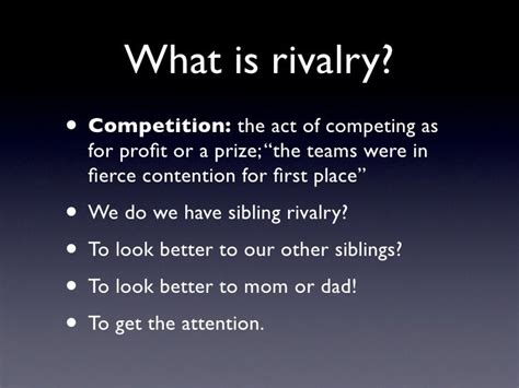 rivalry definition|examples of rivals.